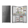 Lodówka Side by Side Lodówka Dreame DRC560WMXEEUP Multidoor No Frost 183cm Grafitowa Stal Fizz Fresh Kostkarka IceDuo 524L